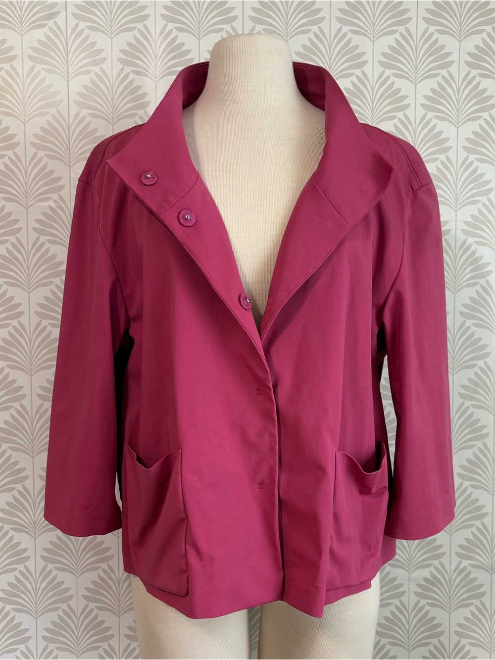 Lafayette 148 New York Open-Front Notch Collar Jacket